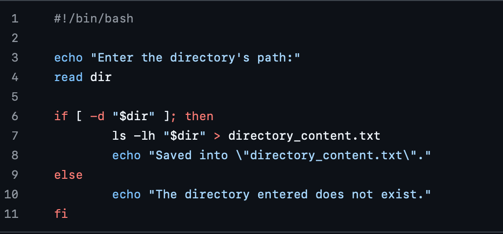 Imagem script bash
